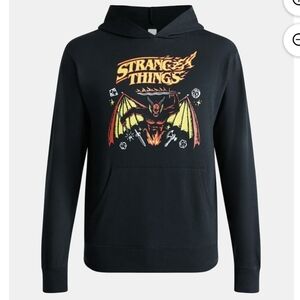 Netflix Stranger Things Hellfire Graphic Hoodie Mens XL